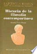 Historia de la filosofía contemporánea