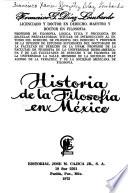 Historia de la filosofía en México