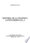 Historia de la filosofía latinoamericana