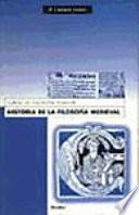 Historia de la filosofía medieval