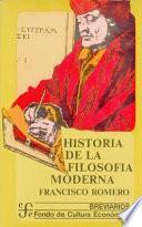 Historia de la filosofía moderna