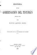 Historia de la gobernación del Tucumán (siglo XVI)
