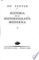 Historia de la historiografía moderna