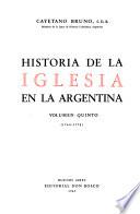 Historia de la Iglesia en la Argentina