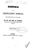 Historia de la legislación romana