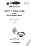 Historia de la legislación y recitaciones del derecho civil de España
