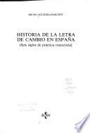 Historia de la letra de cambio en España