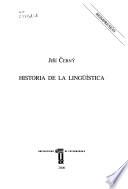 Historia de la lingüística