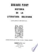 Historia de la literatura boliviana