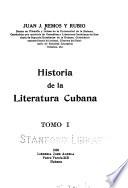 Historia de la literatura cubana