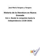 Historia de la literatura en Nueva Granada