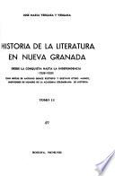 Historia de la literatura en Nueva Granada