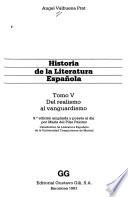 Historia de la literatura española: Del realismo al vanguardismo