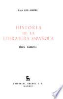 Historia de la literatura española: Epoca barroca