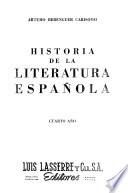 Historia de la literatura española