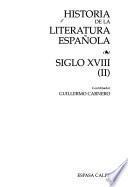 Historia de la literatura española: Siglo XVIII