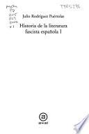 Historia de la literatura fascista española