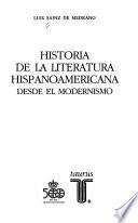 Historia de la literatura hispanoamericana
