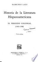 Historia de la literatura hispanoamericana
