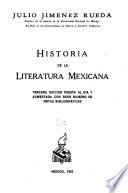 Historia de la literatura mexicana