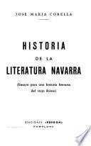 Historia de la literatura navarra