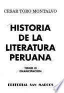 Historia de la literatura peruana: Emancipación