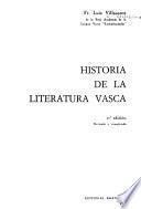 Historia de la literatura vasca