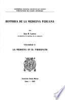 Historia de la medicina peruana: La medicine en el Virreinato