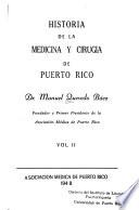 Historia de la medicina y cirugía de Puerto Rico