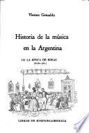 Historia de la música en la Argentina