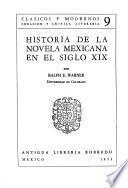 Historia de la novela mexicana en el siglo XIX.