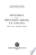 Historia de la previsión social en España