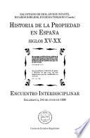 Historia de la propiedad en España