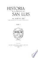 Historia de la provencia de San Luis