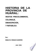 Historia de la Provincia de Huaral