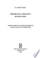 Historia de la provincia de Santa Cruz