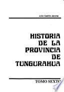 Historia de la Provincia de Tungurahua