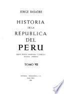 Historia de la República del Perú