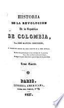 Historia de la Revolución de la República de Colombia