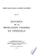 Historia de la revolución federal en Venezuela