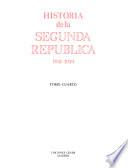 Historia de la segunda República, 1931-1939