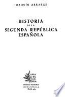 Historia de la Segunda República Española