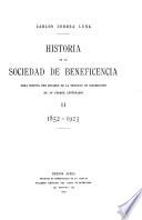 Historia de la Sociedad de Beneficencia
