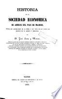 Historia de la Sociedad Economica de Amigos del País de Madrid