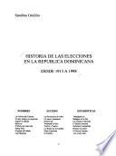 Historia de las elecciones en la República Dominicana, desde 1913 a 1998