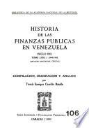 Historia de las finanzas públicas en Venezuela