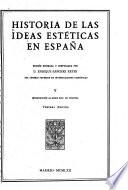 Historia de las ideas estéticas en España