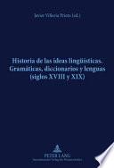 Historia de las ideas lingüísticas
