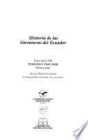 Historia de las literaturas del Ecuador