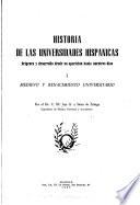 Historia de las universidades hispánicas